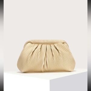 Gold Ruched Bag